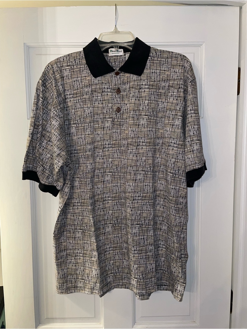 Vintage WinnerMate Polo size L golf collared cotton